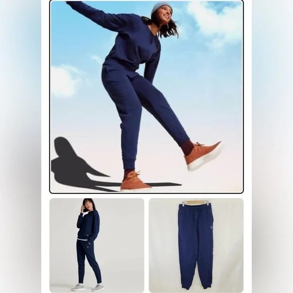 Women's R&R Sweatpant - True Navy - L - Picture 1 of 4